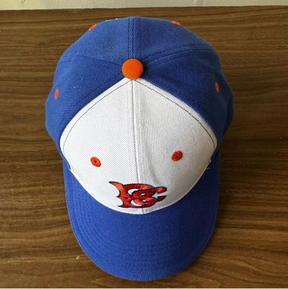 BROOKLYN CYCLONES BASEBALL HAT SNAPBACK BLUE WHITE ORANGE CAP ADJUSTABLE OSFA - Picture 5 of 7